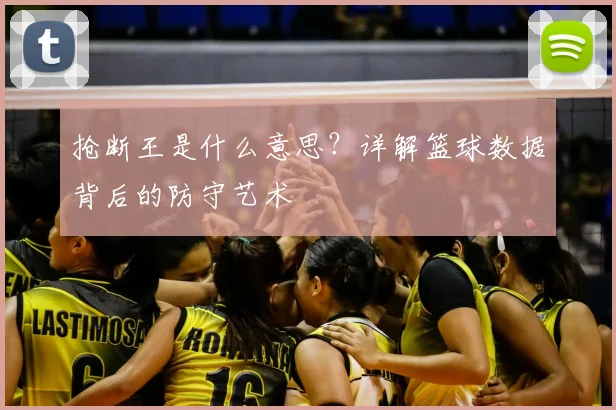 抢断王是什么意思？详解篮球数据背后的防守艺术